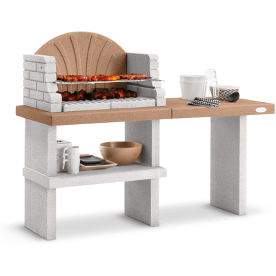 Palazzetti Vasto - Grill à bois et charbon - 68x40cm - 10-12 Personnes - Publicité Palazzetti Vasto - Grill à bois et charbon - 68x40cm - 10-12 Personnes - Publicité