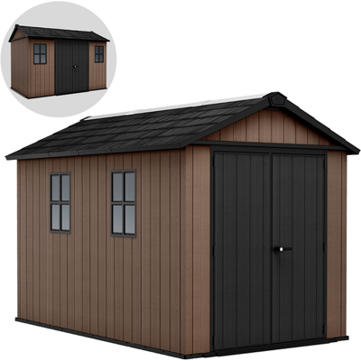 Keter Newton plus 7511/1175 - Abri de jardin - Avec porte à double battant et fenêtres - 230 x 350 x 246 cm - Publicité Keter Newton plus 7511/1175 - Abri de jardin - Avec porte à double battant et fenêtres - 230 x 350 x 246 cm - Publicité