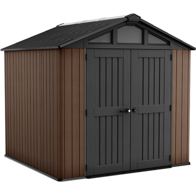 Keter Stronghold 8X8 - Abri de jardin - Avec porte à double battant - 252 × 231 × 241 cm - Publicité Keter Stronghold 8X8 - Abri de jardin - Avec porte à double battant - 252 × 231 × 241 cm - Publicité