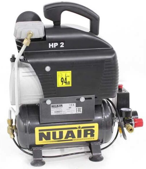 Nuair FC 2/6 - Compresseur électrique compact portatif - Moteur 2 CV - 6 L air comprimé