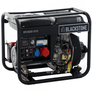 BlackStone Groupe électrogène Triphasé Diesel Blackstone OFB 8500-3 D-ES -