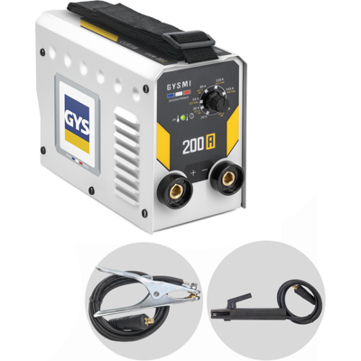Gys Gysmi 200A - Poste à souder inverter (MMA) - Courant continu (CC) - Publicité Gys Gysmi 200A - Poste à souder inverter (MMA) - Courant continu (CC) - Publicité