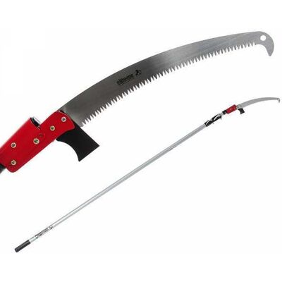 Scie de jardin Ausonia sur perche de rallonge télescopique en aluminium de 6 mètres - scie de 35 cm - Publicité Scie de jardin Ausonia sur perche de rallonge télescopique en aluminium de 6 mètres - scie de 35 cm - Publicité