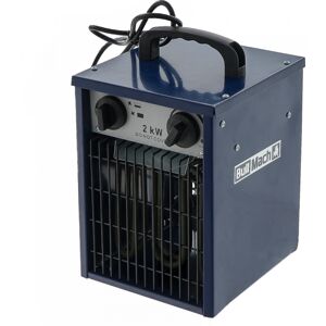 BullMach BM-EFH 2H - Générateur d'air chaud électrique monophasé avec ventilation - 2kW