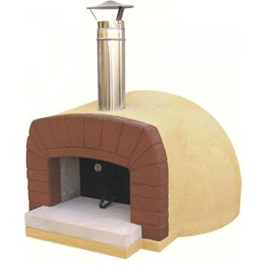 Linea VZ Etna - Four à bois d'extérieur avec plan de cuisson Ø 85 cm - Capacité de cuisson 3 pizzas