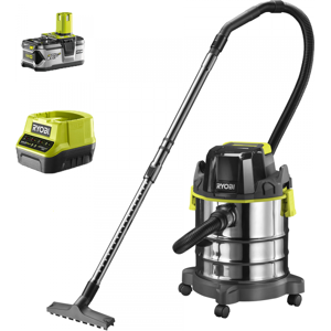 Ryobi Aspirateur eau et poussières RYOBI R18WDV-0 - 18V - 4Ah - bidon 18 lt