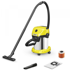 Karcher Aspirateur multifonctions Karcher WD 3 S V-17/4/20 - Acier INOX - 17 litres