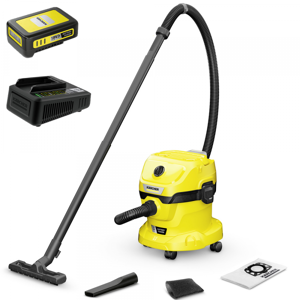 Karcher WD 2-18 - Aspirateur multifonction - Bidon 12 l - 18 V - 2,5 Ah