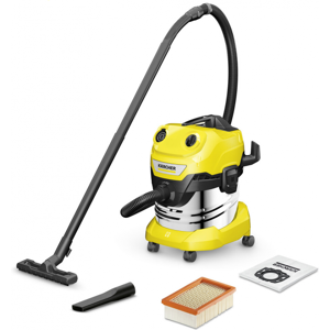 Karcher WD 4 S V-20/5/22 - Aspirateur multifonction - 20 L - Bidon en acier INOX