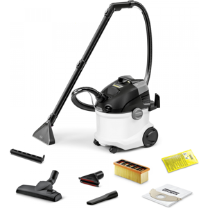 Karcher SE 5- Nettoyeur moquettes - aspirateur liquides avec bidon eau propre/sale 4 L - 1000 W