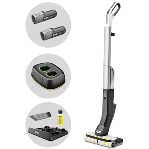 Karcher FC 4-4 - Nettoyeur de sols à batterie - 3 en 1 : lave, nettoye et sèche