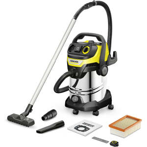 Karcher WD 7 Control P S 30/6/35/T - Aspirateur eau et poussières - Cuve inox 30 L - 1400 W