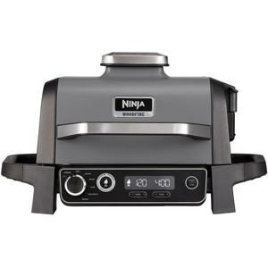 Ninja Woodfire OG701EU - Barbecue électrique avec fumoir et friteuse à air chaud