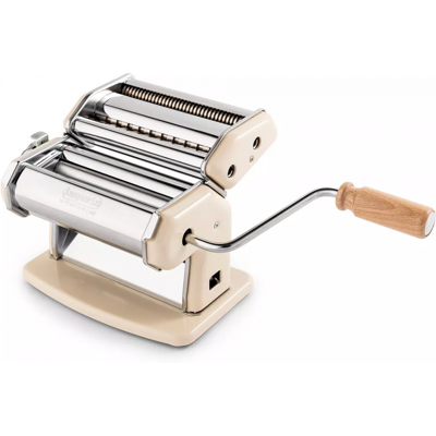 Imperia iPasta T.2/6,5 mm Crema - Laminoir - Machine à pâtes manuelle en INOX - Publicité Imperia iPasta T.2/6,5 mm Crema - Laminoir - Machine à pâtes manuelle en INOX - Publicité