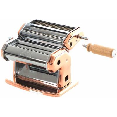Imperia iPasta T. 6,5/12 mm Ruvida Rame - Laminoir - Machine à pâtes manuelle - Publicité Imperia iPasta T. 6,5/12 mm Ruvida Rame - Laminoir - Machine à pâtes manuelle - Publicité