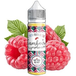 Le Coq Qui Vape E-Liquide Framboise Symphonie 50ML - Le Coq Qui Vape