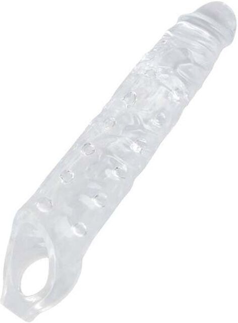 Gaine à  Pénis Crystal Skin Ball Strap Transparent