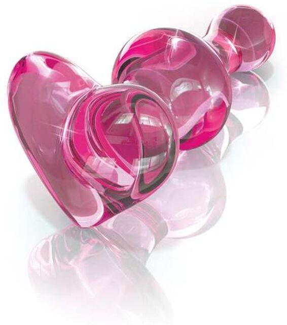 Plug Anal en Verre Icicles N°75 Rose