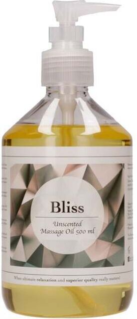 Huile de Massage aux Plantes Bliss Sans Parfum Jaune