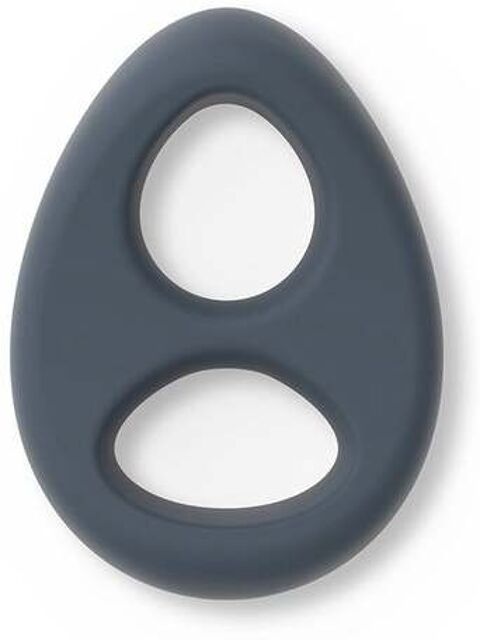 Cockring Silicone Liquid-Soft Teardrop Gris 2