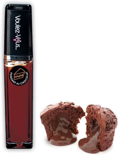 Gloss Lumineux Effet Chaud Froid Examen Oral Fondant au Chocolat Marron 2