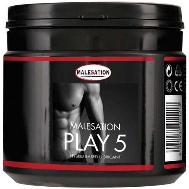 Lubrifiant Anal Hybride PLAY 5 500 ml Noir