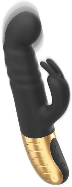 Vibromasseur Rabbit Va-et-Vient Rechargeable G-Stormer Noir 4