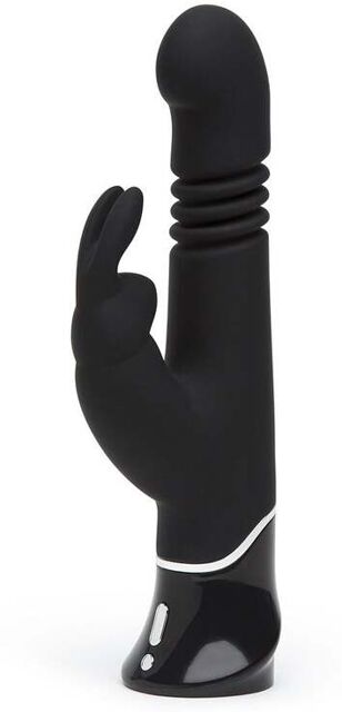 Vibromasseur Rabbit Va-et-Vient Greedy Girl Noir 10