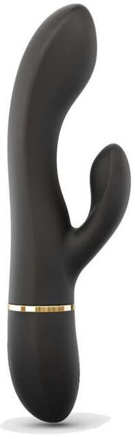 Vibromasseur Rabbit Glam Rabbit Black & Gold Edition Noir 3