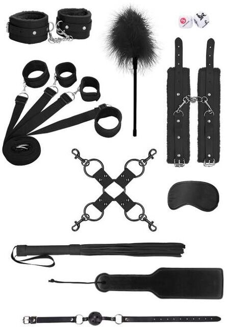 Kit BDSM pour Lit sans barreaux Supreme Noir 3