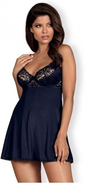 Nuisette Babydoll Drimera Bleue Bleu