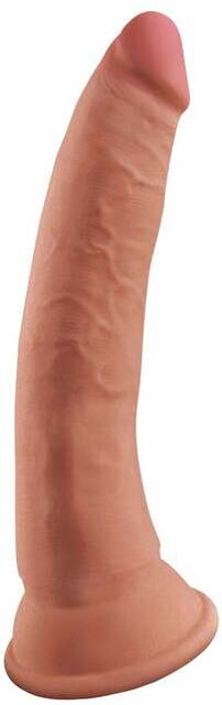 Gode Ventouse 17,8 cm Triple Density King Cock Plus 3D Chair beige
