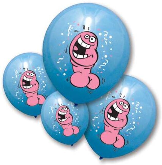 Ballons Pénis Bleus Bleu 2