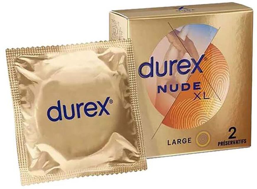 Nude XL Extra Large Boîte de 2 Transparent 2