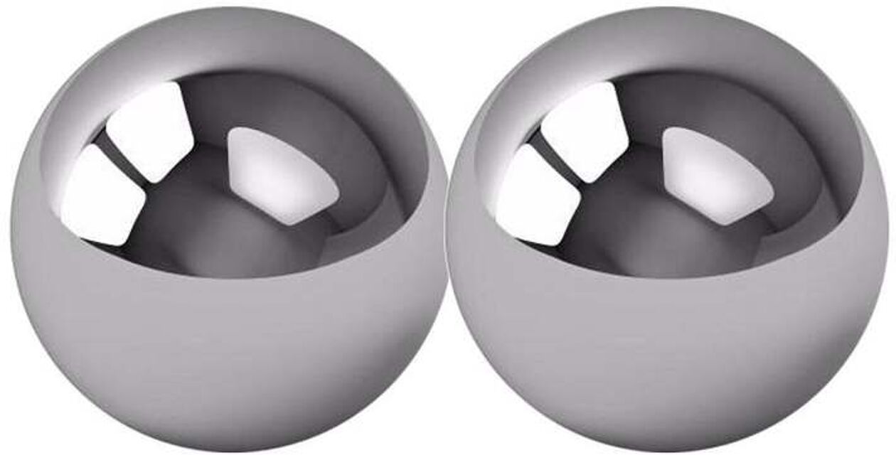 Boules de Geisha Ben Wa Balls Acier Argenté