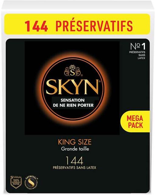 Manix Grande Taille Boîte de 144 Transparent 2