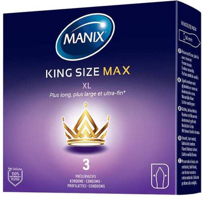 King Size Max Boîte de 3 2