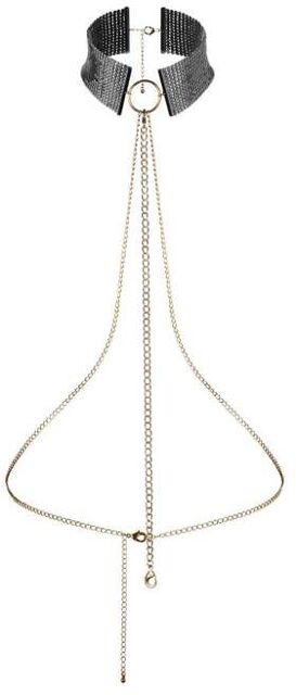 Collier en Mailles Métalliques Désir Métallique Noir