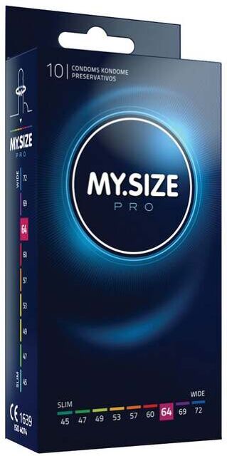 64mm Préservatifs Boîte de 10 Transparent 2