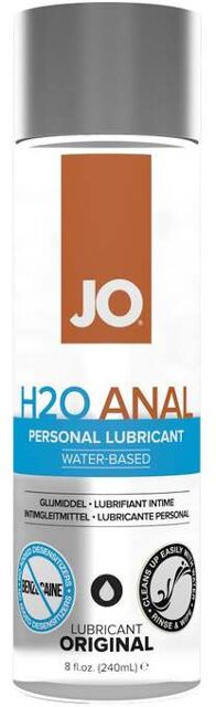 Lubrifiant H2O Anal Original 240 ml Bleu
