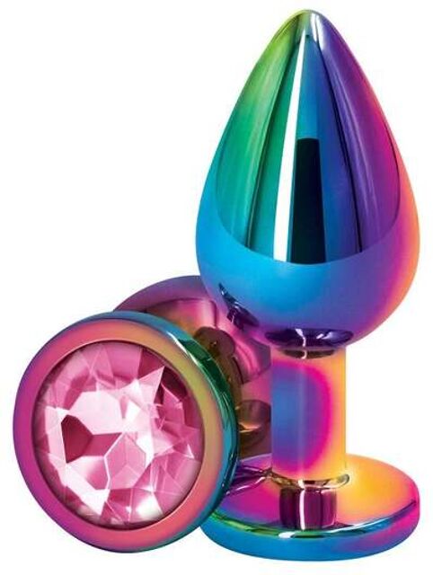 Plug Anal Bijou Rear Assets Multicolor Medium Rose 2