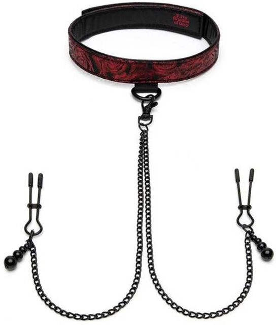 Collier avec Pinces à Tétons Sweet Anticipation