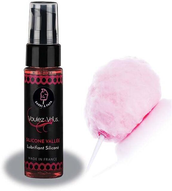 Lubrifiant Silicone Vallée Barbe à Papa 35 ml Rouge 2