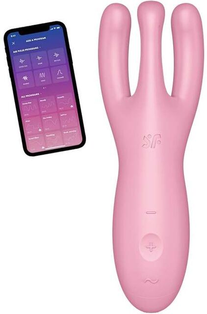 Stimulateur Connecté Threesome 4 Rose 4