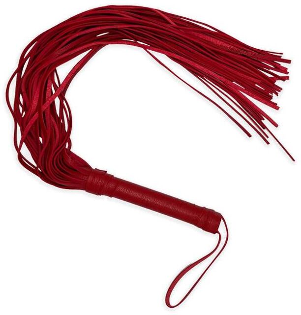 Martinet similicuir Long Leather Rouge