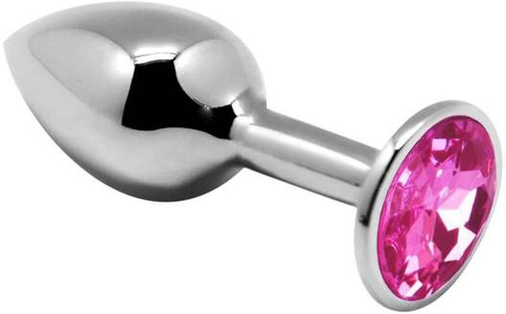 Plug anal bijou mini métal M Rose 2