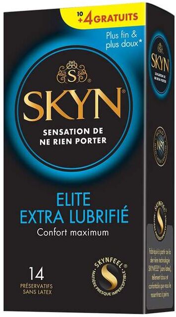 Préservatifs Elite Extra Lubrifié Boîte de 10 + 4 Gratuits 2