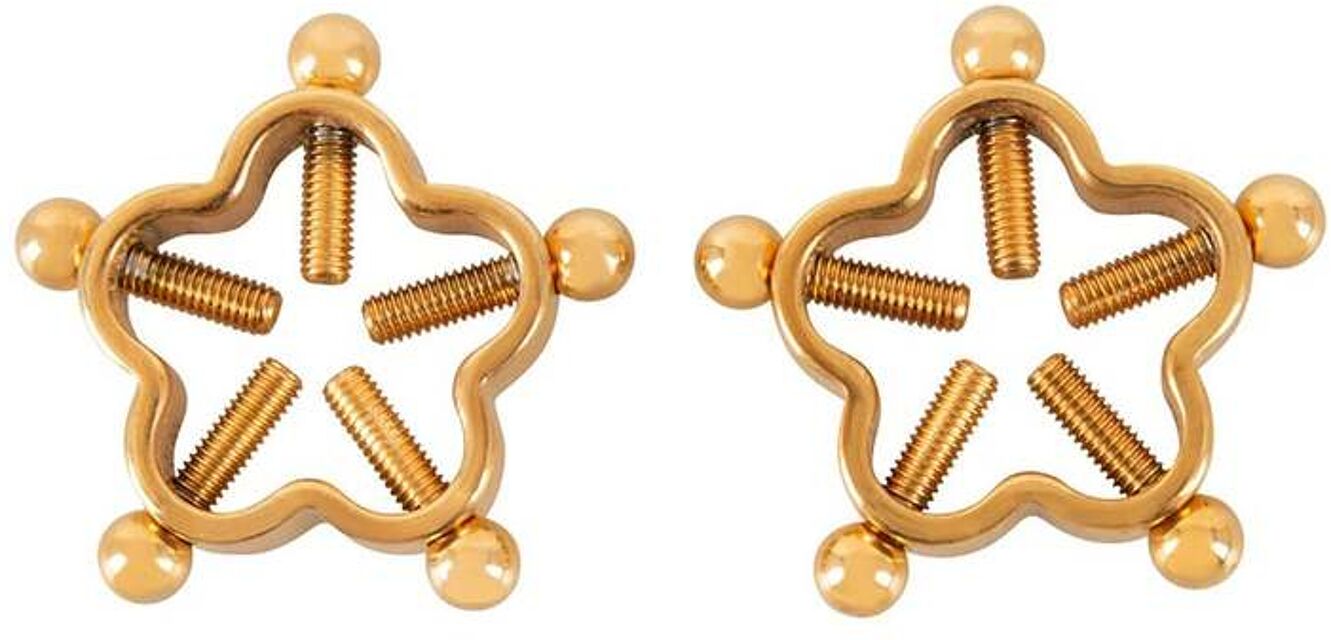 Pinces à Tétons X Nipple Jewellery Or Doré 2