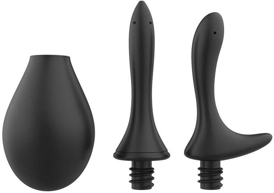 Kit poire à lavement Anal Douche 260 ml Noir