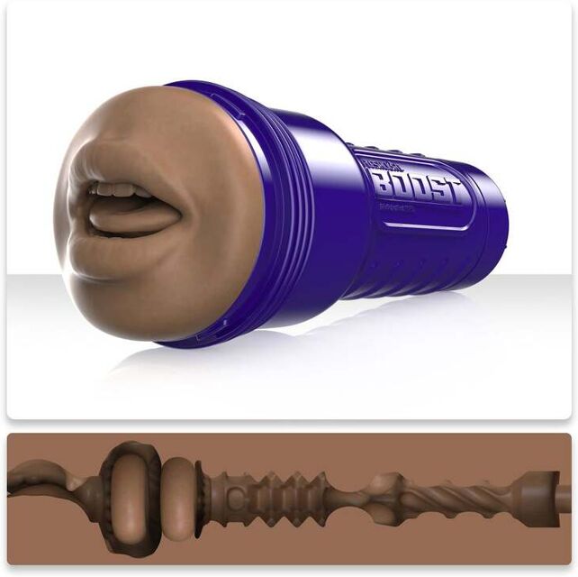 Masturbateur bouche Boost Blow Marron 8
